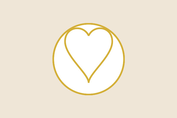 Hands holding a white heart
